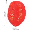 imageToyvian Fake Food Artificial Tomato 10pcs Simulation Cherry Tomatoes Slices Models  Lifelike Half Tomato Vegetable Ornament for Artificial Meat Food Dish Decor39X28X17CM