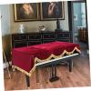 imageToyvian Piano Cover for Upright Pianos Protective Cloth Fits Standard Size Pianos Ideal for Keyboard StandRed