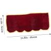 imageToyvian Piano Cover for Upright Pianos Protective Cloth Fits Standard Size Pianos Ideal for Keyboard StandRed