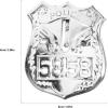 imageToyvian Pretend Play Police Badges 10 Pcs Plastic Officer Badge Lapel Pin Cop Badge Police Officer Costume for Kids Police Dress up Accessories