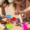 imageToyvian Water Wheel Beach Tool Kit Sand Wheel Beach Toy  Beach Hourglass Toys Water Sifting Funnel for Kids Outdoor Play Random Color