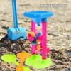 imageToyvian Water Wheel Beach Tool Kit Sand Wheel Beach Toy  Beach Hourglass Toys Water Sifting Funnel for Kids Outdoor Play Random Color