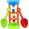 imageToyvian Water Wheel Beach Tool Kit Sand Wheel Beach Toy  Beach Hourglass Toys Water Sifting Funnel for Kids Outdoor Play Random Color