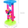 imageToyvian Water Wheel Beach Tool Kit Sand Wheel Beach Toy  Beach Hourglass Toys Water Sifting Funnel for Kids Outdoor Play Random Color