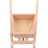 imageCart Flower Pot Trolley Wooden Succulent Planter Cactus Plant Pot Farmhouse Flower Vase Decoration for