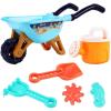 imageToyvian 1 Set 6 Pcs Beach Sand Toys Beach Toy Trolley Car Small Shovel Playthings Cute Sand Toys Beach Sand Playing Toys Outdoor Play Toys for Toddlers 13Blue