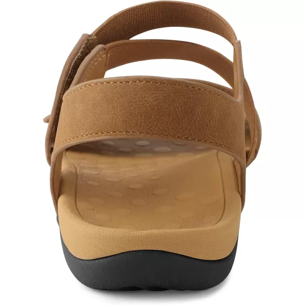 mysoft Womens Arch Support Sandals Orthotic Comfortable Walking Sandals Lightweight Athletic Outdoor Hiking ShoesBrown