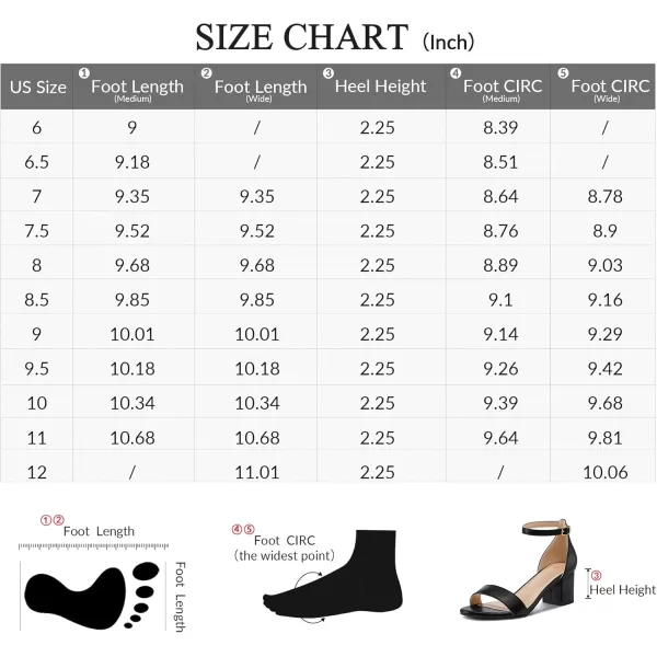 mysoft Womens Chunky Low Heels Open Toe Block Heeled Dress Ankle Strap Pump Wedding SandalsBlack Pu