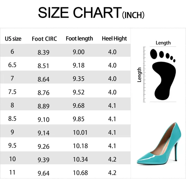 mysoft Womens High Heels Pumps Closed Pointed Toe Stiletto 4IN Heels Dress Wedding ShoesTeal