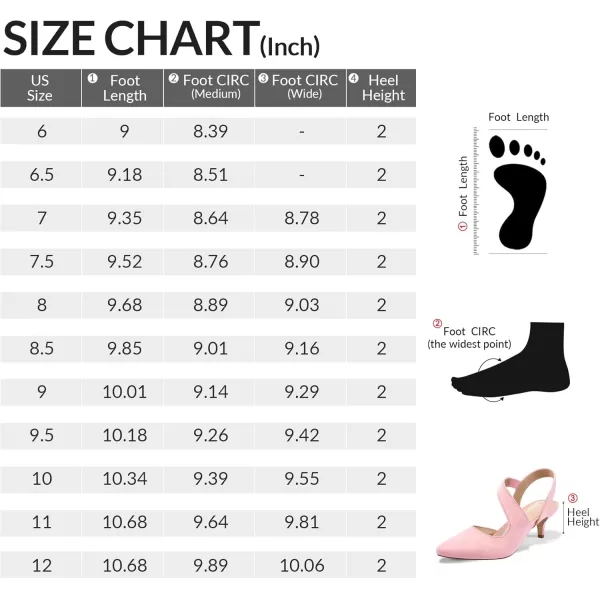 mysoft Womens Pumps 2 inch Low Heel Pointed Toe Slingback Wedding Party Dress Shoes MediumWide WidthPink