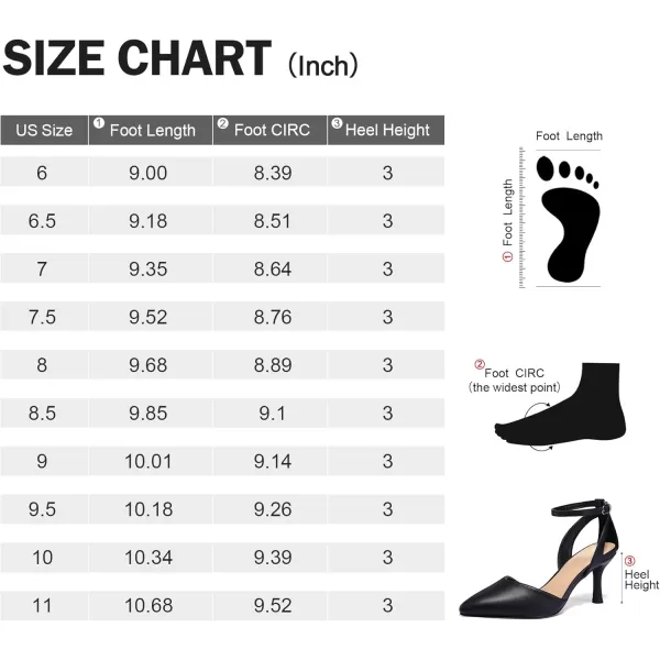 mysoft Womens Pumps Shoes Pointed Toe Kitten Low Heels Stiletto Ankle Strap Closed Toe Wedding Party Dress SandalsBlack Pu