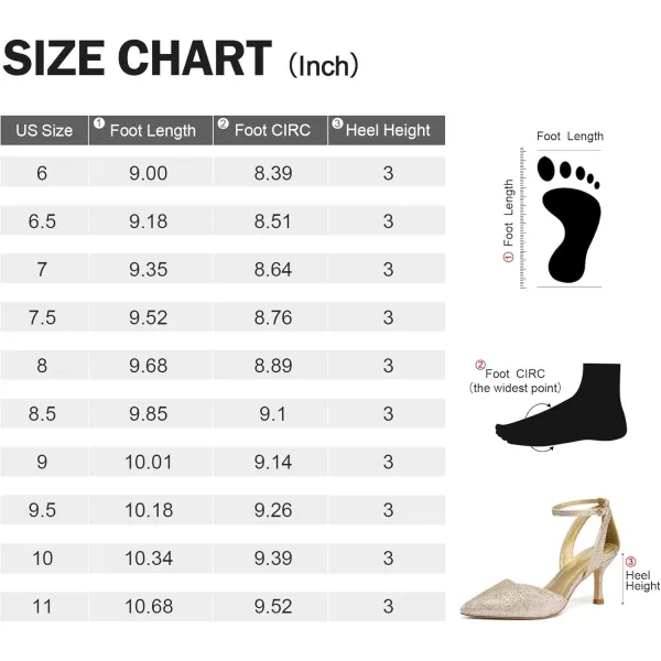 mysoft Womens Pumps Shoes Pointed Toe Kitten Low Heels Stiletto Ankle Strap Closed Toe Wedding Party Dress SandalsGold