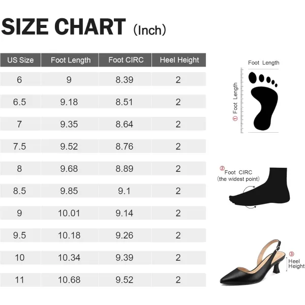 mysoft Womens Pumps Slingback Kitten Heels Pointed Toe Sexy Wedding Party Dress Pump ShoesBlack Pu