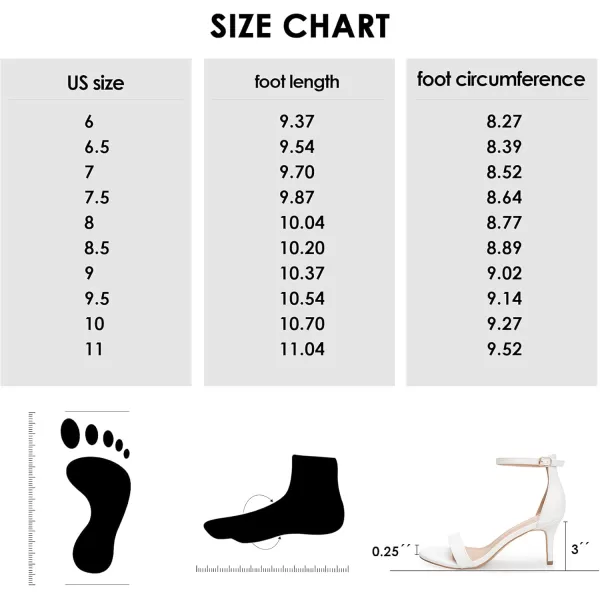 mysoft Womens Stilettos Classic Strappy Open Toe Pump Heel SandalsWhitePu