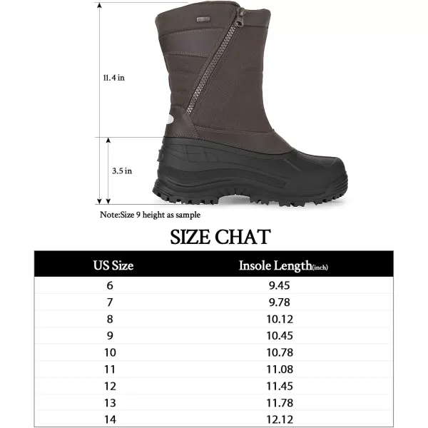 mysoft Winter Mens Snow Boots