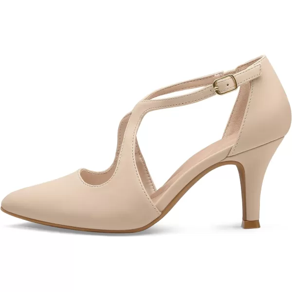 imagemysoft Womens Pumps 3Inch HeelsNude