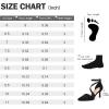 imagemysoft Womens Pumps Pointed Toe Stiletto Ankle Strap Closed Toe Low Heel Wedding Party Dress ShoesBlack Suede