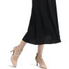 imagemysoft Womens Pumps Pointed Toe Stiletto Ankle Strap Closed Toe Low Heel Wedding Party Dress ShoesNude Nubuck