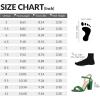 imagemysoft Womens Chunky Block Heels 33IN Open Toe Ankle Strap High Heeled Sandals Wedding Party Dress Pump ShoesGreen