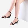 imagemysoft Womens Open Toe Ankle Strap Low Wedge Sandals Formal 2 Inch Dress Shoes