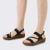 imagemysoft Womens Slingback Buckle Sandals Open toe Summer Casual Comfortable Dress Platform ShoesBlack Braided