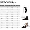 imagemysoft Womens Closed Toe Dress Shoes 3 inch Stiletto Heels Cross Strap Pointed Toe Wedding Prom Party PumpsBlack