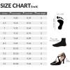 imagemysoft Womens Closed Toe Dress Shoes 3 inch Stiletto Heels Cross Strap Pointed Toe Wedding Prom Party PumpsBlack Patent