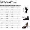 imagemysoft Womens Stiletto Heels Pumps Closed Toe 4IN Cut Out High Heels Pointed Toe Dress ShoesBlack Patent