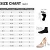 imagemysoft Womens Stiletto Heels Pumps Closed Toe 4IN Cut Out High Heels Pointed Toe Dress ShoesNude Suede