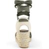 imagemysoft Womens Espadrille Wedge SandalsArmy Green