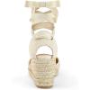imagemysoft Womens Espadrille Wedge SandalsBraid