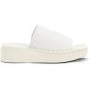 imagemysoft Womens Platform Slide Sandals 18 Inch Comfortable Summer SlipOn Open Toe Knit Flatform Walking Shoes for Women Lightweight Cushioned Breathable for Casual ampamp Outdoor WearWhite