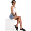 imagemysoft Womens Platform Slide Sandals 18 Inch Comfortable Summer SlipOn Open Toe Knit Flatform Walking Shoes for Women Lightweight Cushioned Breathable for Casual ampamp Outdoor WearBlack
