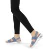 imagemysoft Womens Walking Sandals Comfortable Air Cushion Platform Elastic Ankle Strap Open Toe Ourdoor Summer ShoesBlue