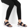 imagemysoft Womens Walking Sandals Comfortable Air Cushion Platform Elastic Ankle Strap Open Toe Ourdoor Summer ShoesNavy