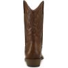 imagemysoft Womens Wide Calf Cowboy Boots PullOn MidCalf Embroidered Pointed Toe Retro Western BootsSolid Brown