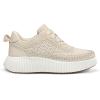 imagemysoft Womens Platform Chunky Sneakers Comfortable Lightweight Fashion Sneaker Casual Walking ShoesBeige Woven