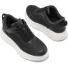 imagemysoft Womens Platform Chunky Sneakers Comfortable Lightweight Fashion Sneaker Casual Walking ShoesBlack Glitter