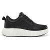 imagemysoft Womens Platform Chunky Sneakers Comfortable Lightweight Fashion Sneaker Casual Walking ShoesBlack Glitter