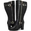 imagemysoft Womens WideExtra Wide Calf Knee High Boots Chunky Block Heel Round Toe Tall Boots Side ZipperBlack Extra Wide Calf