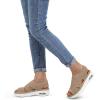 imagemysoft Womens Comfortable Walking Sandals Slip On Air Cushion Slingback Open Toe Platform Summer ShoesBrown