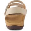 imagemysoft Womens Walking Sandals Arch Support Orthotic Comfortable Lightweight Athletic Outdoor Hiking ShoesKhaki