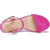 imagemysoft Womens Wedge Sandals 2 Inch Low Heel Open Toe Ankle Strap Summer Wedding Party Dress ShoesHot Pink
