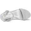 imagemysoft Womens Wedge Sandals 2 Inch Low Heel Open Toe Ankle Strap Summer Wedding Party Dress ShoesSilver