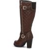 imagemysoft Womens WideExtra Wide Calf Knee High Boots Chunky Block Heel Round Toe Wide Width Tall Boots Side Zipper