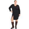 imagemysoft Womens WideExtra Wide Calf Knee High Boots Chunky Block Heel Round Toe Wide Width Tall Boots Side Zipper