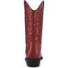 imagemysoft Womens Western Cowboy Boots Embroidered MidCalf Pointed Toe Cowgirl BootRed
