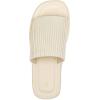 imagemysoft Womens Platform Sandals 18 Inch Slip On Comfortable Knit Open Toe Flatform Chunky Slide SandalsBeige