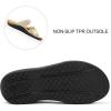 imagemysoft Womens Arch Support Slide Sandals Adjustable Orthopedic Flip Flops Comfortable Walking Summer ShoesBeige