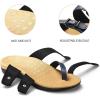 imagemysoft Womens Arch Support Slide Sandals Adjustable Orthopedic Flip Flops Comfortable Walking Summer ShoesNavy
